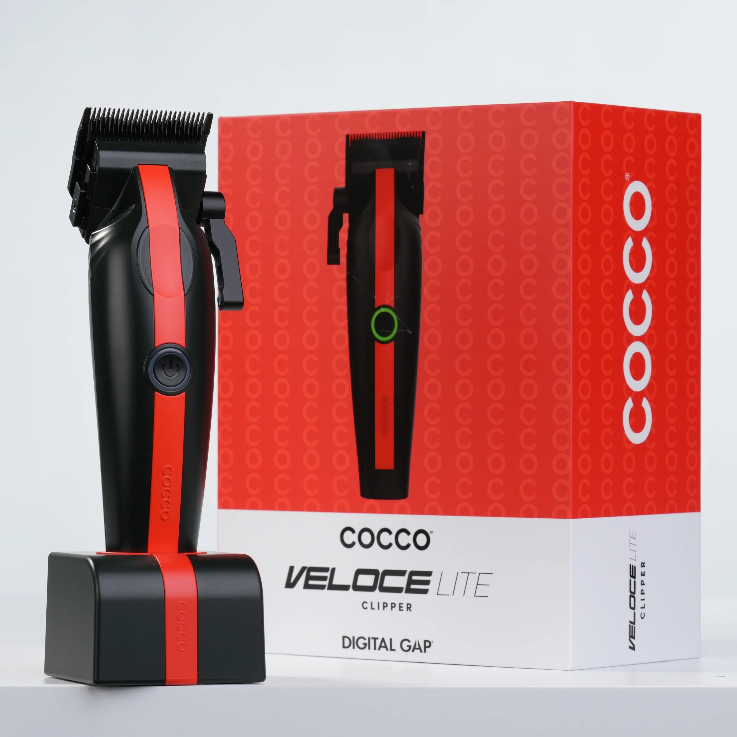 COCCO VELOCE LITE CLIPPER (BLACK/RED STRIPE)