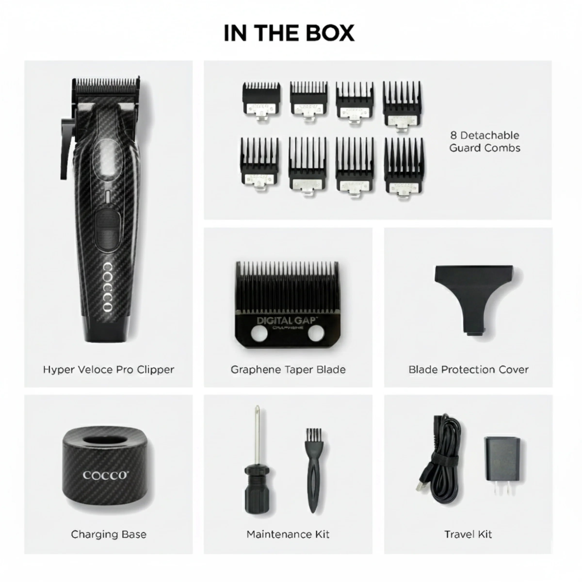 COCCO HYPER VELOCE PRO CLIPPER (CARBON FIBER)